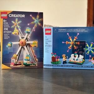 LEGO "Celebration: Ferris Wheel with Fireworks" 40758 & "Fireworks Celebration"